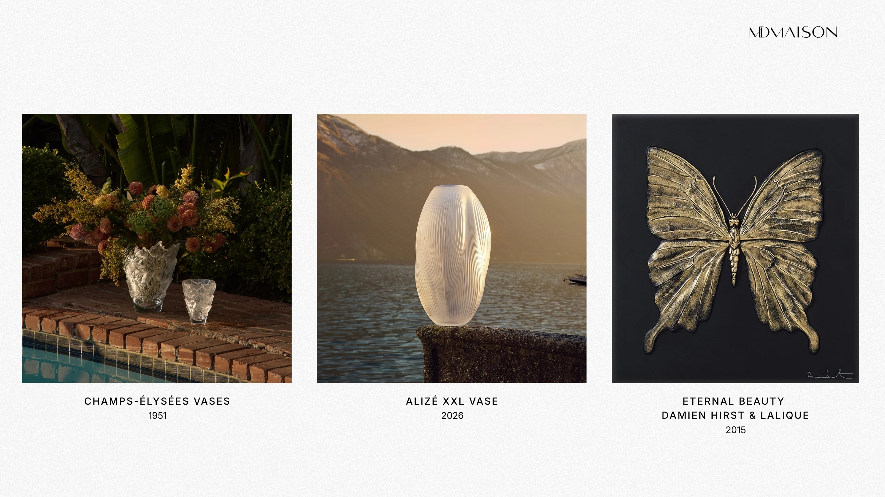 Art Collaborations and Modern Icons by Lalique Art Collaborations and Modern Icons by Lalique