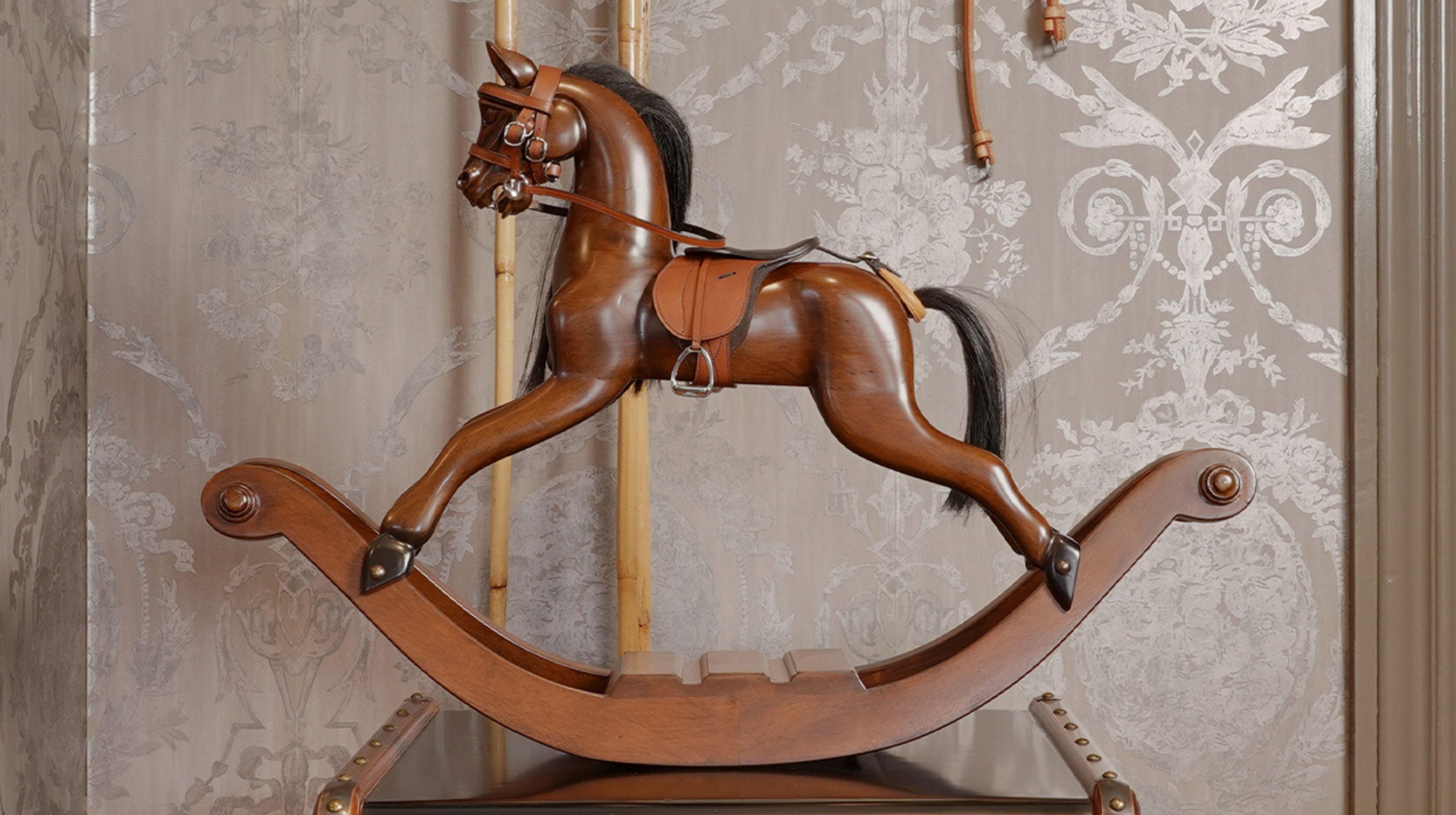 <b><b>Authentic Models</b></b> Table rocking horse