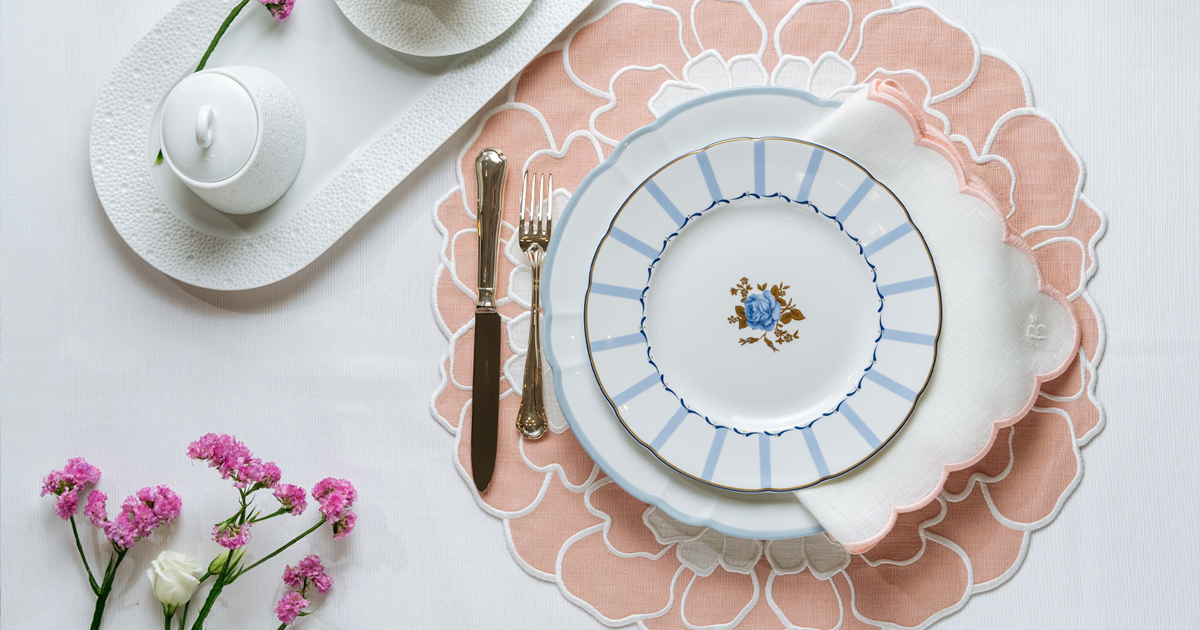 <b><a href="https://mdmaison.com/brands/bernardaud/brocante">Bernardaud</b> Brocante</a> — photo by MDMAISON