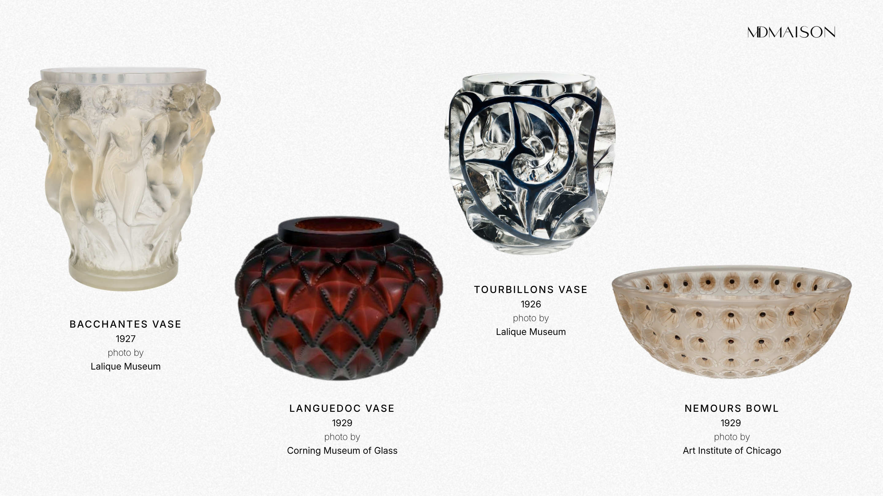Crystal Glassware Masterpieces By René Lalique Crystal Glassware Masterpieces By René Lalique