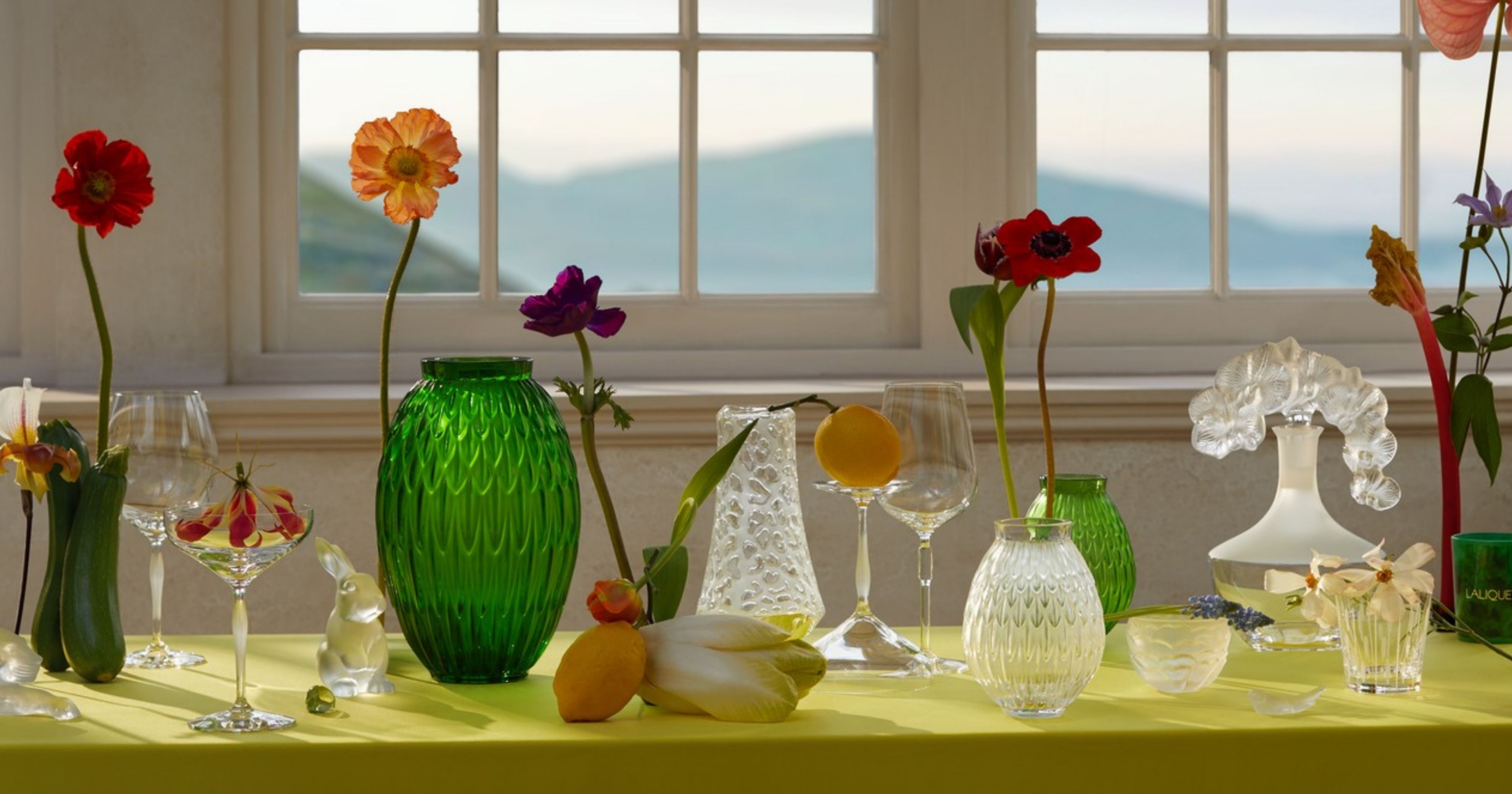 <b><a href="https://mdmaison.com/brands/lalique"><b>Lalique</b></a></b> Plumes and Panthère